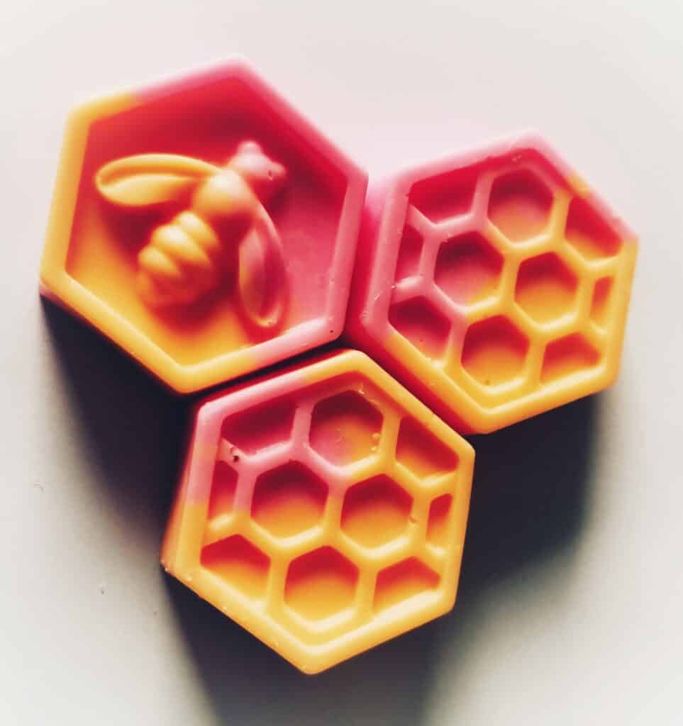 Lots of honeycomb wax melts