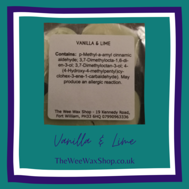 Vanilla lime bacl
