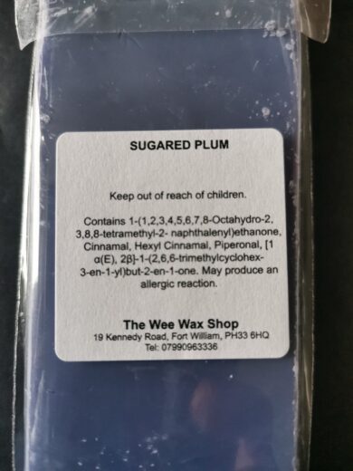 Sugared plum back
